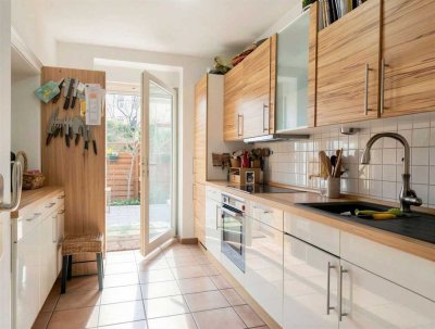 ++ Bezugsfrei: Charmante 3 Zimmer Gartenwohnung mit XXL-Südwestterrasse in der Südvorstadt ++