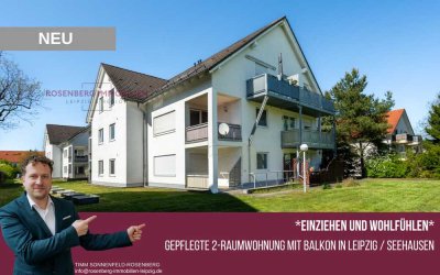 Sofort bezugsfertige 2-Zimmer-Wohnung mit Balkon in ruhiger Wohnlage in Seehausen