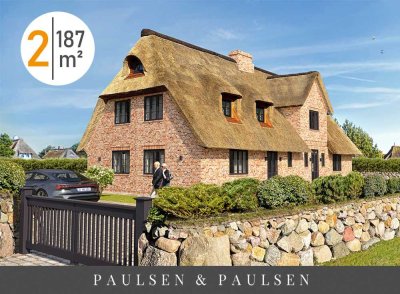 Luxuriöses Neubauprojekt: Doppelhaushälfte unter Reet  in Archsum (Ferienwohnen) Hausteil 2