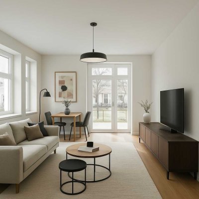 Charmante 3-Zimmer-EG-Wohnung nach Sanierung –mit Gartenmitnutzung & offenem Wohn-Essbereich (Whg 1)