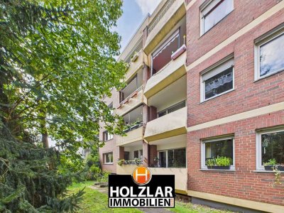 SOLIDE 3-ZIMMER WOHNUNG MIT BALKON & TG-STELLPLATZ IN GEPFLEGTER WOHNANLAGE - IN BONN BECHLINGHOVEN