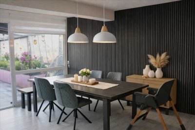 Viel Raum zum Leben: Modernisiertes Reihenhaus mit Garten und flexibler Raumaufteilung
