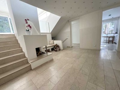 Maisonette-Wohntraum im Bauhausstil mit schönem Garten und zwei Dachterrassen  Grünwald