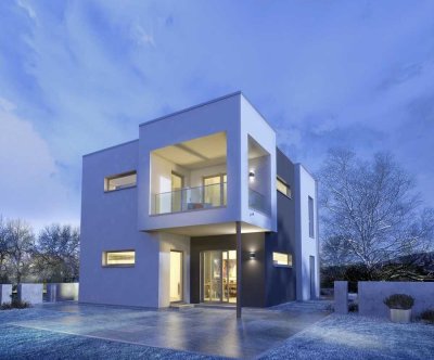 BAUHAUS-ARCHITEKTUR MEETS WOHNKOMFORT - Malervorbereitet inkl. Grundstück