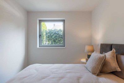 SEMI - FURNISHED - Teilmöblierte 2-Zimmer-Terrassenwohnung am Isarhochufer