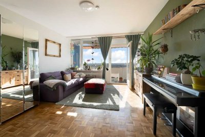 Sanierte 1-Zimmer-Wohnung mit Weitblick in Zollstock!