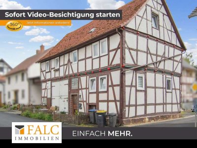 +++Vermietetes kleines Fachwerkhaus mit ausbaubarer Scheune+++
