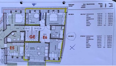 Attraktive 3-Raum-DG-Wohnung mit EBK, Balkon, PKW-Stellplatz in Toplage