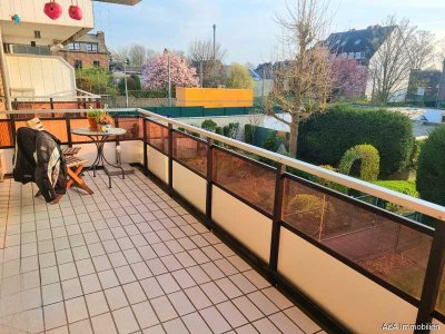 Hüls: hell & modern, 3 Zi- wunderbarer Sonnenbalkon, Garage, solide vermietet
