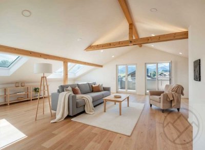 Wohntraum in den Alpen: Wohnung mit spektakulärem Bergpanorama