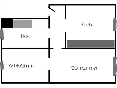Nachmieter für Altbauwohnung, super Anbindung, direkt an der Wertach