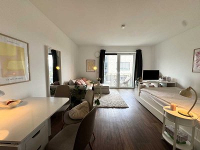 Modernes Single-Apartment mit Einbauküche und Balkon - Urbanes Wohnen in der Hafenstadt