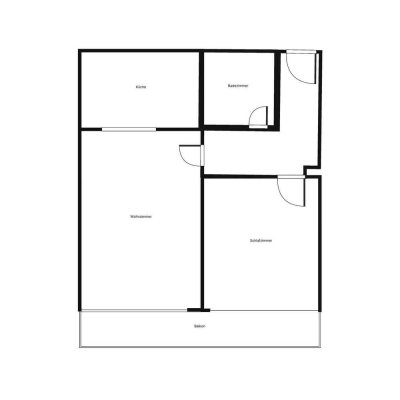 Ihr neues Zuhause:  2-Zimmer-Wohnung mit Balkon