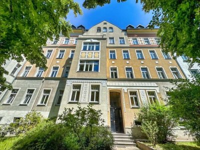 Rarität: 3-Raum zum Eigennutz mit eigener Terrasse auf dem beliebten Kaßberg in Chemnitz