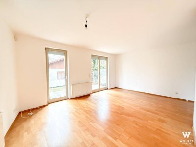 Traumhaftes Studio mit Garten, Tiefgarage inkl. BK | Warm inkl. Warmwasser und Heizkosten | Terrasse und Tiefgaragen-Stellplatz