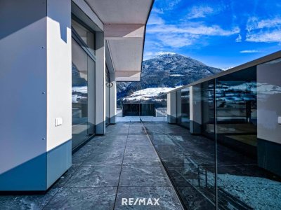 Erstbezug: 360°-Bergpanorama auf ca. 136 m² Dachterrasse – Wohnen auf höchstem Niveau im Penthouse der Superlative