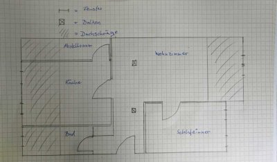 Helle 2-Zimmer Dachgeschosswohnung in Erfurts Altstadt
