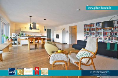 Trier-City: Moderne und hochwertige 4-Zimmer-Wohnung mit großer Terrasse + Balkon in zentraler Lage
