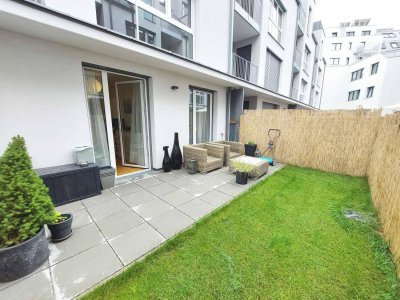 Moderne 3-Zimmer-Gartenwohnung mit großer Terrasse -in der Koloniestraße!