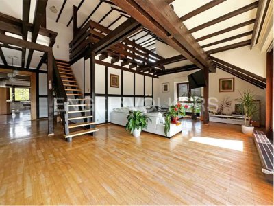 4,5-Zimmer-Maisonettewohnung mit Balkon und Garten in ruhiger Lage