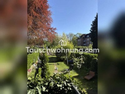 Tauschwohnung: kleine Wohnung mit Garten gegen größere Wohnung mit Garten