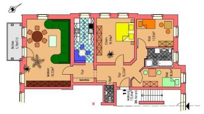 Viel Platz für den Alltag: Großzügige 4-Zimmer-Wohnung in Dresden