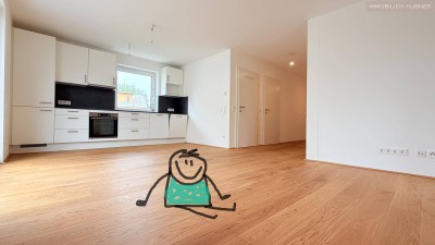 Sonnengeküsste 4 Zimmerwohnung mit Terrasse und Erstbezug!