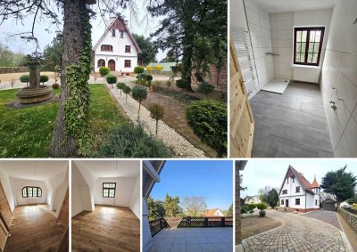 2025 saniertes, freist. EFH mit 3 Kamin-Anschl., gr. Garage, Carport, Brunnen, gr. Garten-GS