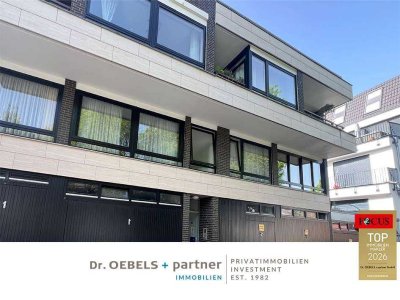 CHARMANTE 2-RAUM DACHGESCHOSSWOHNUNG IN KÖLN MÜNGERSDORF - DACHTERRASSE - AUFZUG - BLICK INS GRÜNE