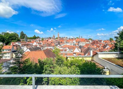 Großzügige Maisonette mit Haus im Haus Konzept und herrlichen Blick auf die Altstadt von Weinheim