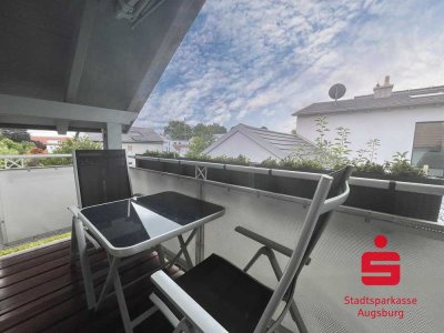 Tolle 2,5 Zimmer-Dachgeschosswohnung in Mering mit Balkon und zusätzlichem Hobbyraum