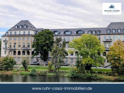 Attraktiv vermietete 3-Zimmer-Wohnung mit 2 Balkonen und traumhaftem Ruhrblick in Mülheim