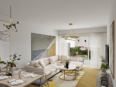 !!! NEUE WOHNBAUFÖRDERUNG !!! KAUF SALZBURG-STADT: NEUBAU/ERSTBEZUG - LINZER BUNDESSTRASSE 67: 58 m² 2-Zimmer-Gartenwohnung - mit 58 m² Eigengarten und Terrasse - Top W 2 - bezugsfertig binnen 4-6 Wochen