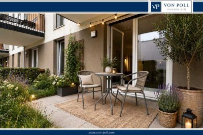 Vermietete Zwei-Zimmer-Wohnung mit kleinem Gartenanteil