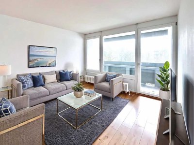 Helle 3,5-Zi-Whg. mit Einbauküche in ruhiger, grüner Lage von MA-Vogelstang