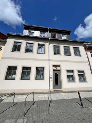 Möblierte, moderne 1-Raumwohnung mit Fahrstuhl in der Altstadt von Delitzsch