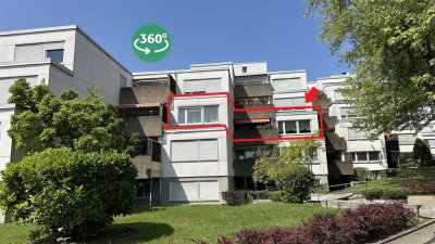 Großzügige und helle 3-Zimmer-ETW mit Südost-Terrasse & TG-Stellplatz in Waldbronn-Reichenbach