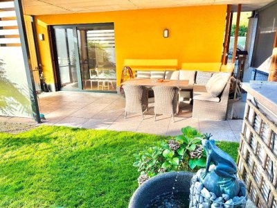 STADTNAH-NATURNAH! Neuwertige 3-Zi.-Gartenwhg. mit Kachelofen und 2 TG-Plätzen in Elsbethen