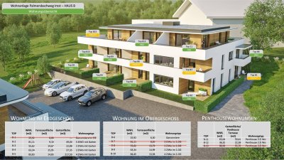 TOP B10 – 3-Zimmerwohnung mit Balkon - Wohnanlage Palmersbachweg