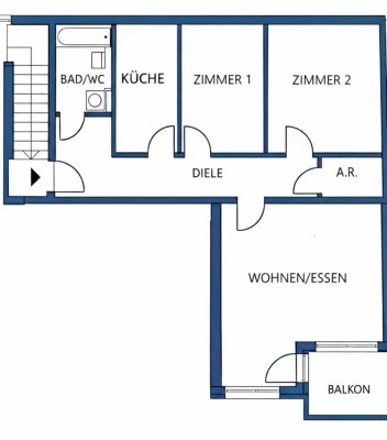 Exklusiv wohnen oder clever investieren - Hochwertige 3-Zimmer-Dachgeschosswohnung mit Balkon