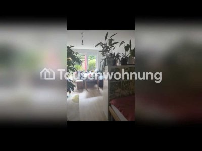 Tauschwohnung: 1,5-Zimmer-Wohnung in Zähringen/Herder mit Terrasse
