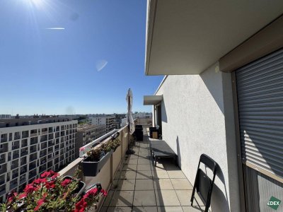Moderne 3-Zimmer-Wohnung mit großzügiger Terrasse nahe U1 Rennbahnweg