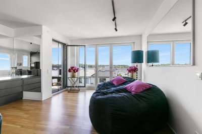 Barrierefreies Luxus-Penthouse: 3 Zimmer, zwei Balkone und hochwertige Ausstattung