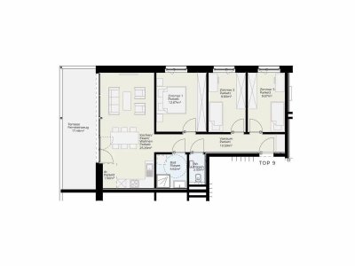 4-Zimmer-Dachgeschosswohnung mit Terrasse - Bezugsfertig