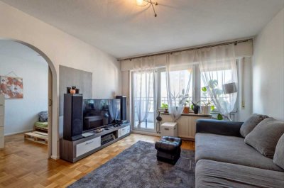 Charmante Zweizimmerwohnung mit großem Balkon in der Karlsruher Weststadt