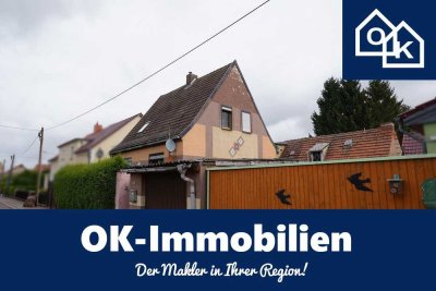 Schackensleben- sanierungsbedürftiges EFH mit 2 Garagen und großem Garten