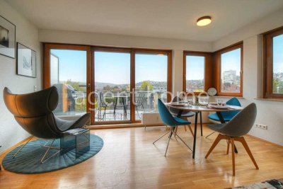 MÖBLIERT - SONNIG AM RELENBERG - Schöne Wohnung mit Balkon und PKW-Stellplatz