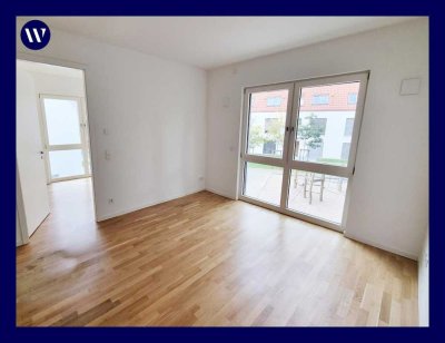 Modernes Wohnen in Elbnähe: Neubau 2021, 2 Zimmer mit Loggia, Einbauküche, Parkett, Tageslichtbad