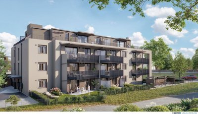 Traumhafte Dachgeschosswohnung mit XL Terrasse in Bürmoos