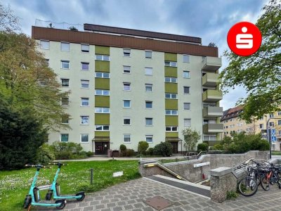 Mittendrin statt nur dabei! Zentral gelegene 1,5 Zimmerwohnung mit Balkon in Schoppershof!